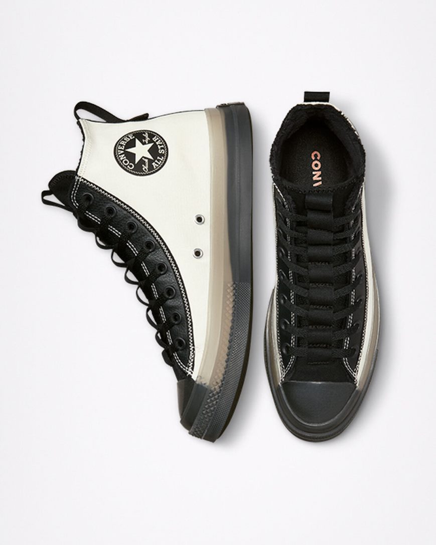 Zapatillas Altas Converse Chuck Taylor All Star CX Explore Counter Climate Mujer Beige Negras | PE 728E5W